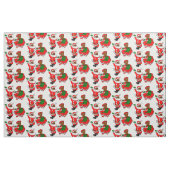 schwarzer Santa Mrs Claus Stoff (Fat Quarter (45,7 x 55,9 cm))