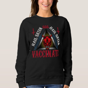 Schwarzer Satanischer Okkult Hexe Goth Evil 666 Ha Sweatshirt