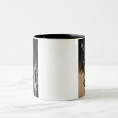 Schwarzer Satin - Tasse (Mittel)