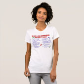 SCHWARZER SÄURENUMMERCOONHOUND PL2 T-Shirt (Vorne ganz)
