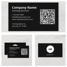 Schwarzer scannbarer QR-Code-Maler