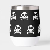 schwarzer Schädel (Rückseite)