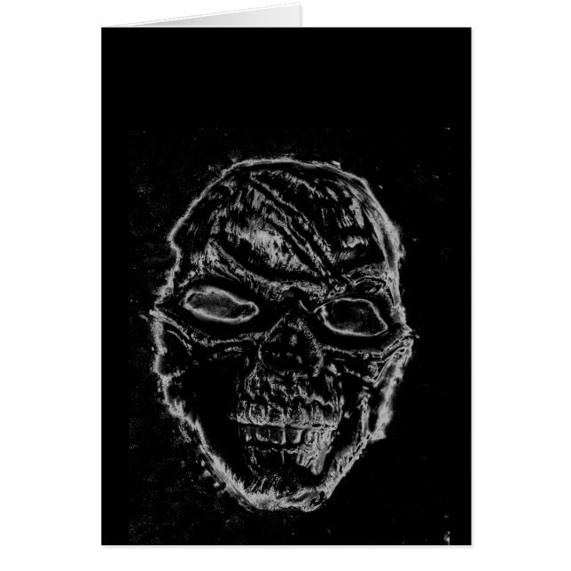 Schwarzer Schädel (Vorne)