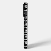 schwarzer Schädel Case-Mate iPhone Hülle (Rückseite / Links)