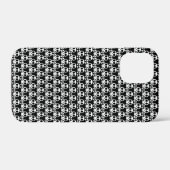 schwarzer Schädel Case-Mate iPhone Hülle (Rückseite (Horizontal))