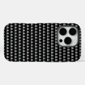 schwarzer Schädel Case-Mate iPhone Hülle (Rückseite (Horizontal))