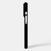 schwarzer Schädel Case-Mate iPhone Hülle (Rückseite / Links)