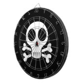 schwarzer Schädel Dartscheibe (Vorderseite rechts)