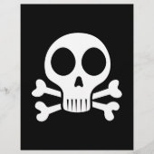 schwarzer Schädel Flyer (Vorne)