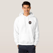 Schwarzer Schädel Hoodie (Vorne ganz)