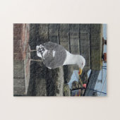 Schwarzer Schädel, Insel Islay, Schottland Puzzle (Horizontal)