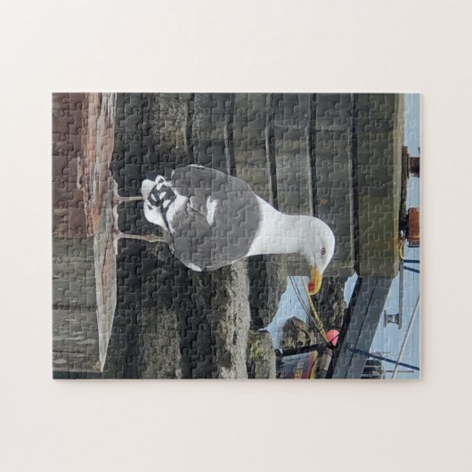 Schwarzer Schädel, Insel Islay, Schottland Puzzle (Horizontal)