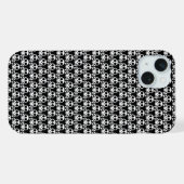 schwarzer Schädel iPhone Hülle (Rückseite (Horizontal))