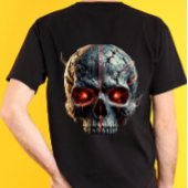 Schwarzer Schädel T-Shirt