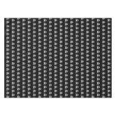 schwarzer Schädel Tischdecke (Vorderseite (Horizontal))