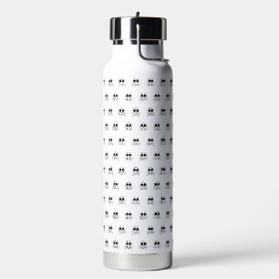 schwarzer Schädel Trinkflasche