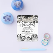 Schwarzer SchädelHalloween-Flyer Flyer (Einzeln)