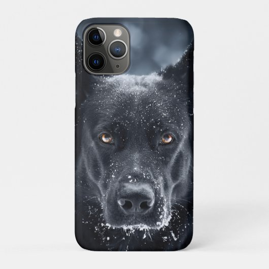 Schwarzer Schäfer Case-Mate iPhone Hülle (Rückseite)
