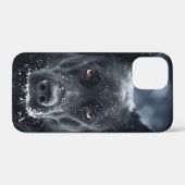Schwarzer Schäfer Case-Mate iPhone Hülle (Rückseite (Horizontal))