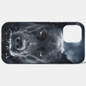 Schwarzer Schäfer Case-Mate iPhone Hülle (Rückseite (Horizontal))