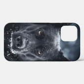 Schwarzer Schäfer Case-Mate iPhone Hülle (Rückseite (Horizontal))