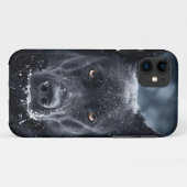 Schwarzer Schäfer Case-Mate iPhone Hülle (Rückseite (Horizontal))