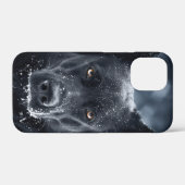 Schwarzer Schäfer Case-Mate iPhone Hülle (Rückseite (Horizontal))