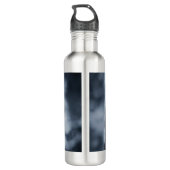 Schwarzer Schäfer Edelstahlflasche (Rückseite)