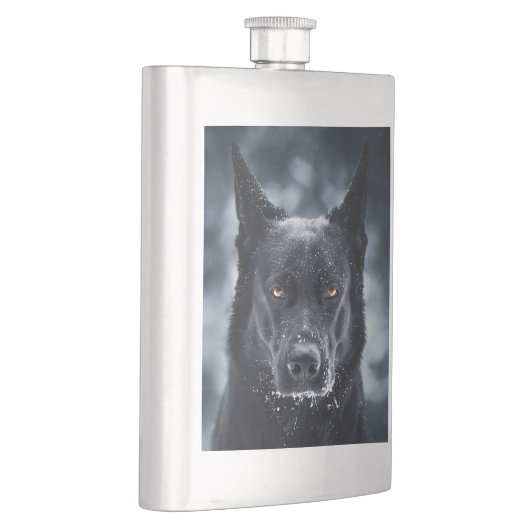 Schwarzer Schäfer Flachmann (Rechts)