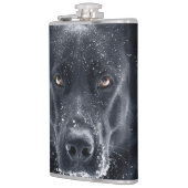 Schwarzer Schäfer Flachmann (Links)