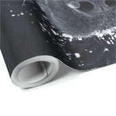 Schwarzer Schäfer Geschenkpapier (Rolleneckpunkt)