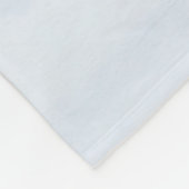 Schwarzer Schäfer im Schnee Fleecedecke (Ecke)