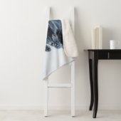 Schwarzer Schäfer im Schnee Sherpadecke (Beispiel)