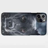 Schwarzer Schäfer iPhone Hülle (Rückseite (Horizontal))