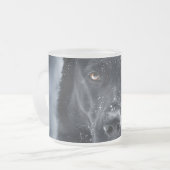 Schwarzer Schäfer Mattglastasse (Vorderseite Links)