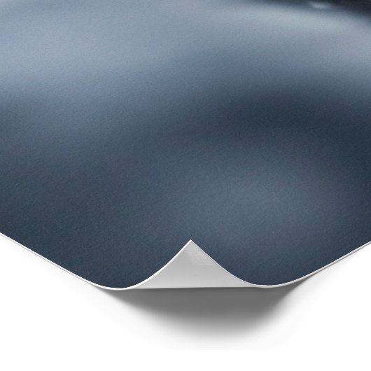 Schwarzer Schäfer Poster (Ecke)