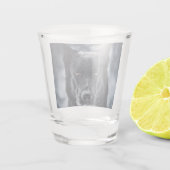 Schwarzer Schäfer Schnapsglas (Rückseite)