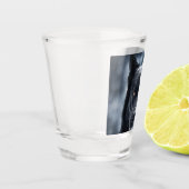 Schwarzer Schäfer Schnapsglas (Links)