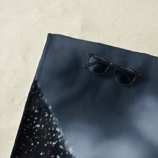 Schwarzer Schäfer Strandtuch (Beispiel)