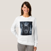 Schwarzer Schäfer T-Shirt (Vorne ganz)