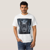 Schwarzer Schäfer T-Shirt (Vorne ganz)