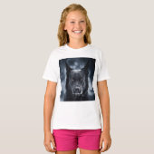 Schwarzer Schäfer T-Shirt (Vorne ganz)