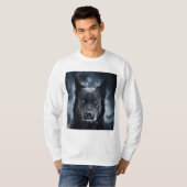 Schwarzer Schäfer T-Shirt (Vorne ganz)