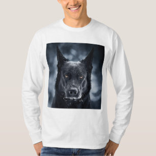 Schwarzer Schäfer T-Shirt
