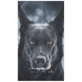 Schwarzer Schäfer Tischdecke (Vorderseite)