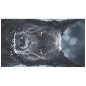 Schwarzer Schäfer Tischdecke (Vorderseite (Horizontal))