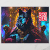 Schwarzer Schäferhund  Flyer (Hinten)