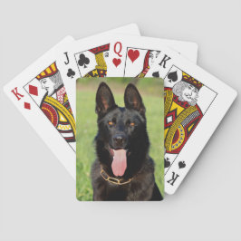 Schwarzer Schäferhund - GSD Puppy Spielkarten