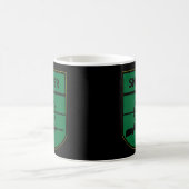 Schwarzer Scharfschütze-Flecken Kaffeetasse (Mittel)