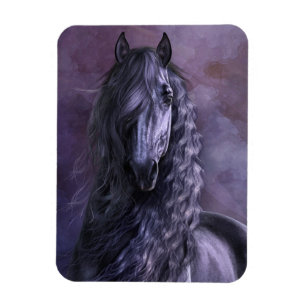 Schwarzer Schatten Flexi Magnet